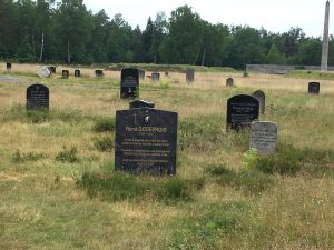 Tombstones in Bergen Belsen